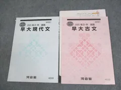 河合塾 早大コース 現代文/古文/漢文テキスト通年セット 2024 計10冊 高橋佳典 055M0D 河合塾 早大コース 現代文/古文/漢文テキスト通年セット 2024 計