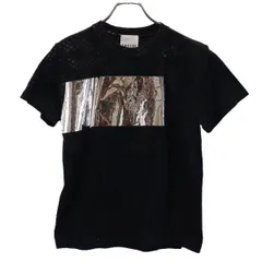 タクター クルーネック 半袖 Tシャツ 1 黒系 tactor スクリーンプリント ホログラムシート メンズ 【中古】  【230624】 メール便可