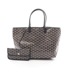 ゴヤール GOYARD トートバッグ サンルイPM ブラック PVCコーティングキャンバス レザー サンルイPM レディース 未使用