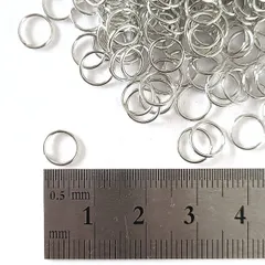 丸カン シルバー 【 7mm 】 マルカン 鉄製 ハンドメイド アクセサリーパーツ ハンドメイドアクセサリー