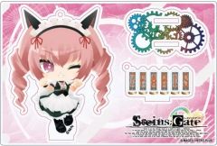 [중고] 잡화 페이리스 냥냥 그린 일어나 아크릴 스탠드 열쇠 고리 [STEINS;GATE]