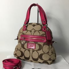 2505-181｜コーチ ミニシグネチャー ハンドバッグ ホワイト