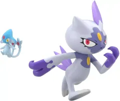 【中古】食玩 トレーディングフィギュア 3.アグノム＆ニューラ(ヒスイのすがた) 「ポケモンスケールワールド ヒスイ地方」