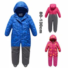 スキーウェア キッズ ジャンプスーツ スノーコンビ 男の子 子供 雪遊び 撥水加工 中綿 スノーウェア ワンピース スキーウェア つなぎ コート 冬 女の子 ベビー 80cm 90cm 100cm 1#lj3494