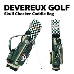 完売品 デヴァローゴルフ DEVERAUX GOLF チェック柄 カートバッグ