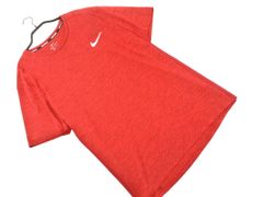 NIKE ナイキ ロゴ カットソー sizeXL/赤 ■◆ メンズ