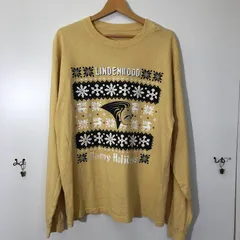 Champion/チャンピオン ロンＴ 中袖Ｔシャツ フロントプリント ホンデュラス製 メンズ L/G イエロー