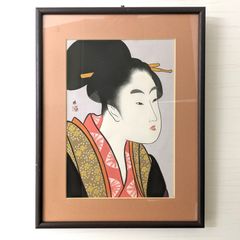 浮世絵 木版画 木製フレーム付き 三世市川寿海木村重成 - メルカリ