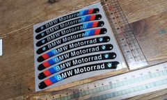 BMW モトラッド　ホイールステッカー　樹脂素材　やや立体　8pセット