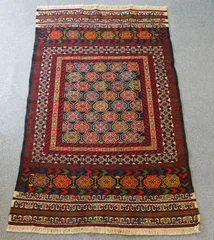 193×80cm　ペルシャ絨毯 キリム シルジャン産 193×80cmペルシャ絨毯 キリム シルジャン産