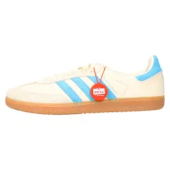 adidas (アディダス) ×Sporty & Rich スポーティー アンド リッチ Samba OG Blue Rush サンバ ローカットスニーカー ホワイト/ブルー IE7096のサムネイル