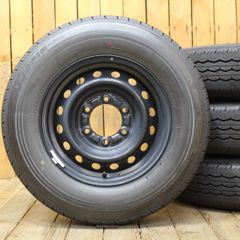 2024年製 新車外し 200系 ハイエース 純正 15インチ ブリヂストン RD-613 195/80R15 107/105 車検 純正戻し等 タイヤ ホイール 4本SET