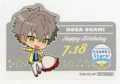 【中古】シール・ステッカー(キャラクター) 大神晃牙 バースデーステッカー 「TVアニメ あんさんぶるスターズ!×animatecafe」 グッズ購入特典