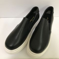 padourouge　パドリュージュ　スリッポン　ブラック　24.5㎝　タ