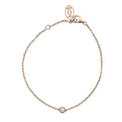 カルティエ Cartier ダム―ル　１Pダイヤブレス　SM K18PG ジュエリー
