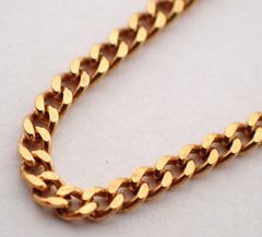 チェーンのみ ネックレス K18YG/Au750 3.5g 18金ネックレス イエローゴールド トップ無し レディース メンズ 50cm ノーブランドアクセサリー