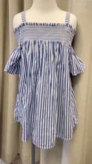 M2　ポロラルフローレン　130サイズ　オフショルダーボーダートップス　可愛い💞