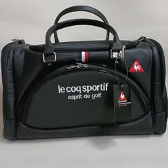 ルコックゴルフシューズ収納ポケット付きボストンバッグ le coq