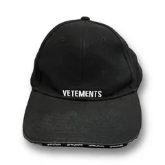 VETEMENTS アイコニックベースボールキャップ 帽子 ヴェトモン ブラック 73268A6のサムネイル