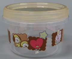 [중고] 머그컵·탕만 스위트 스톡 컨테이너(집합/옐로우) [이치반 쿠지 BT21 SWEET MAGIC] J-2상
