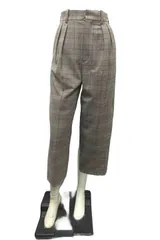 【中古】　MACPHEE　マカフィー　パンツ　チェック柄　ブラウン系　トゥモローランド　32サイズ　小さいサイズ＿S28＿s-0497-r28＿セルモアから出品のサムネイル
