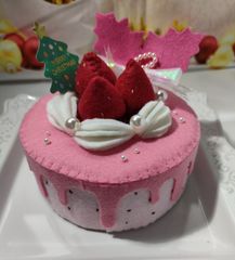 フェルト de クリスマスケーキ〈いちご〉