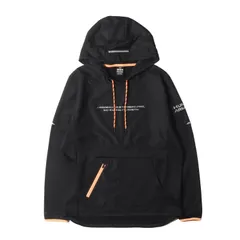 UNDER ARMOUR アンダー アーマー パーカー サイズ:M / 22AW ロゴ 切替 ジャージー パーカー (1375507) / 裏フリース / ブラック 黒 / トップス フーディー【メンズ】