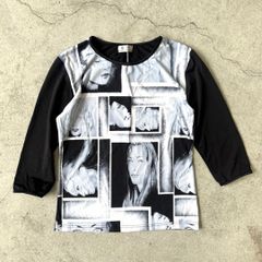 design tops / トップス 黒 グレー #a840