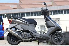 Valiente アドレスV125 バイクマフラー BC-CF46A 2005年～2008年モデル対応 デュラ チタンソリッド マフラー スポーツタイプ カスタム パーツ ドレスアップ 社外品 スズキ バリエンテ
