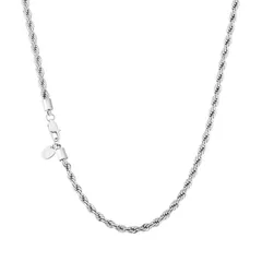 KRKC&CO フレンチロープチェーン 幅2.5/4/6mm メンズ チェーンネックレス ステンレス 金メッキ ネックレスチェーンのみ ハワイアンジュエリー シンプル 男女兼用 アクセサリー 46/51/61cm