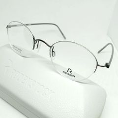 小売価格299ユーロ（約43000円）　RODENSTOCK ローデンストック メガネフレーム　メンズ　レディース　眼鏡　メタリックシルバー