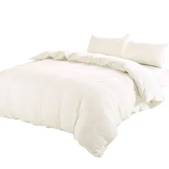 Color:オフホワイト_Size:シングル・150x210cm 【掛け布団カバー シングル 単品売り】オーガニックコットン 150x210cm 掛かバー 洗いざらしの綿100% 洗い替え 布団カバー 防ダニ 掛けふとんカバー オフホワイト