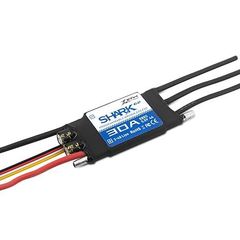 RCボート用防水アンプZTW Shark 30A ESC G2内蔵調整可能なスイッチングBEC 5.5V 4A 2-4S水冷双方向32ビットブラシレススピードコントローラー