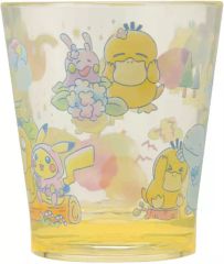 [Used] Mug/Teacup: Kodak is carefree. Plastic Tumbler, Yellow, "Pokémon" Pokémon Center Limited Edition
