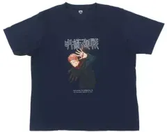 【中古】衣類 虎杖悠仁 UTグラフィックTシャツ ネイビー Lサイズ 「呪術廻戦×ユニクロ」