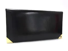 dunhill ダンヒル レザー 二つ折り 財布 ウォレット 札入れ カード入れ レディース ブラック系 DH6399