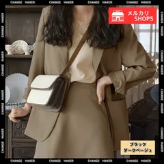 【送料無料】スーツスカートセット テーラードジャケット スーツスカート上下セット レディース 無地 韓国ファッション ポケット付き ライトアウター スーツジャケット オフィスカジュアル セットアップ 通勤 新品 未使用 CH21TZ-007