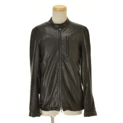 TOMORROWLAND セミベジタブル ラム レザー シングル ライダース L TOMORROWLAND セミベジタブル ラム レザー シングル ライダース L