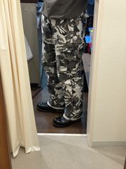 IMPERIOUS インペリアス ミリタリーパンツ カーゴパンツ 迷彩パンツ メンズパンツ 綿パンツ カジュアルパンツ ブラック ホワイト グレー A-493