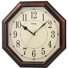 アンテーク八角形掛け時計（整備済み） Amazon.co.jp: さんてる レトロ 電波 振り子 柱時計 日本製