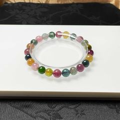 ✨祝福価格‼️最終特別価格 ✨高品質ミックストルマリンブレスレット 