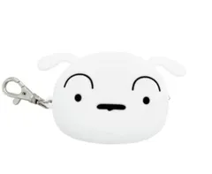 クレヨしんちゃんシリコンフェイスポーチ　シロ　A×