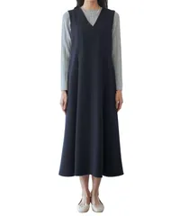 【特価商品】(花粉ガード) クリアツイルジャンスカ ジャンパースカート レディース [ロペピクニック]