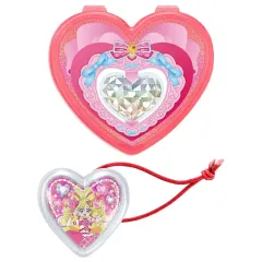 【中古】食玩 おもちゃ 2.アイドルハートブローチケース×ハートのキラキラゴムセット 「キミとアイドルプリキュア♪ オシャレに変身♪アイドルプリキュアセット」