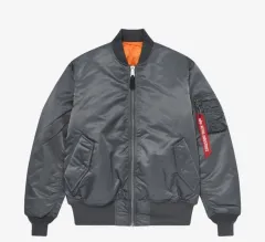 M アルファ インダストリー MA ー 1 フライト ジャケット ガンメタル