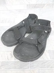 ◇ ⊂ Teva<!-利用不可文字-!> テバ スポーツサンダル サイズ24.0㎝ ブラック レディース P  【1409250032271】