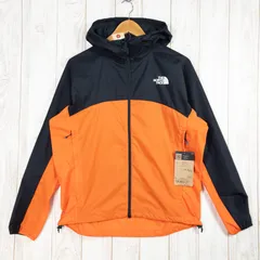 【Men's M オレンジ系】 The North Face ( ザ・ノースフェイス ) スワローテイル フーディ Swallowtail Hoodie ウィンドシェル ジャケット NP22202 Asian Men's オレンジxブラック