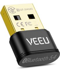 5.4 Bluetooth USB アダプタ レシーバー 超低遅延 小型 簡単な操作 最大通信距離20-30m ブルートゥース アダプタ EDR/LE対応(省電力) aptX対応 Win7/8.1/10/11対応 Mac非対応 、挿し込で即利用 (ブラック)