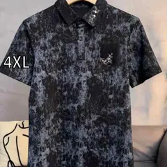 [4XL]春 コーデ メンズ 用 服 シンプル ファッション オシャレ 大人 かっこいい 大きいサイズ ストリート 紳士服 ポロ シャツ 装飾 カジュアル 通気性 半袖 T シャツ 