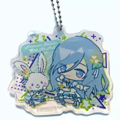 【中古】キーホルダー 日野森雫×ウィッシュミーメル 「プロジェクトセカイ カラフルステージ! feat. 初音ミク×サンリオキャラクターズ ミニキャラアクリルキーホルダーコレクション B」